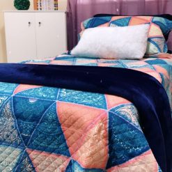 Cobre Leito Infantil - Dupla Face - Mandala