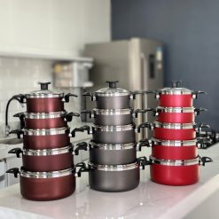 Conjunto de Panelas 5 Peças Antiaderente Teflon - Marcolar