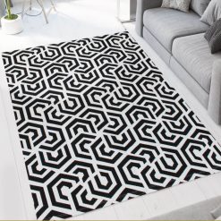 Tapete Sala Geométrico Antiderrapante 1,32m X 2,00m - Sofistik