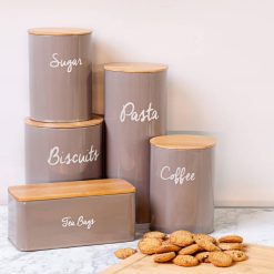 Potes Canister Marrom