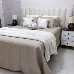 Cobre Leito Vitória Linho - Dupla face