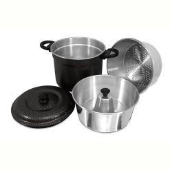 Panela 3 em 1 - Super kit -  Preto Craqueado