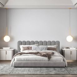 Cabeceira De Cama Modulada Cerquinha - Cinza