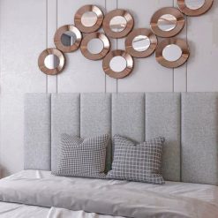 Cabeceira De Cama Modulada Linho - Cinza