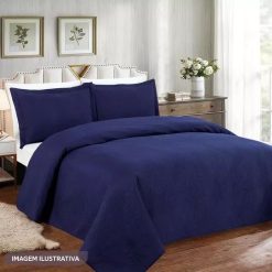 Cobre Leito Dark Marinho -  Linha Bouti