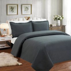 Cobre Leito Cinza Grafite -  Linha Bouti