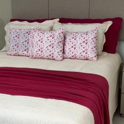 Kit Capa Para Almofadas - Love Rosa