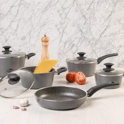 JOGO DE PANELAS OPTIMA GRAY - 5 peças