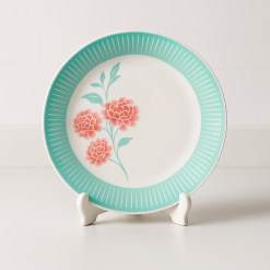 Pratos Linha Bloom - 6 peças