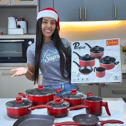 JOGO DE PANELAS 7 PEÇAS + JOGO DE PANELAS DE BRINDE